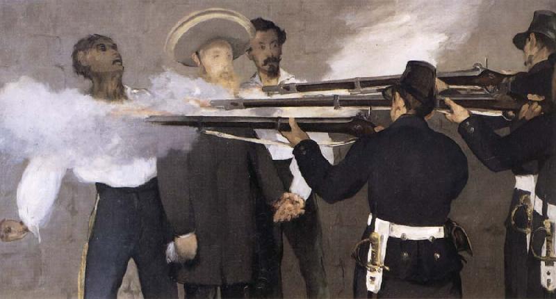 Edouard Manet Details of The Execution of Maximilian oil painting image